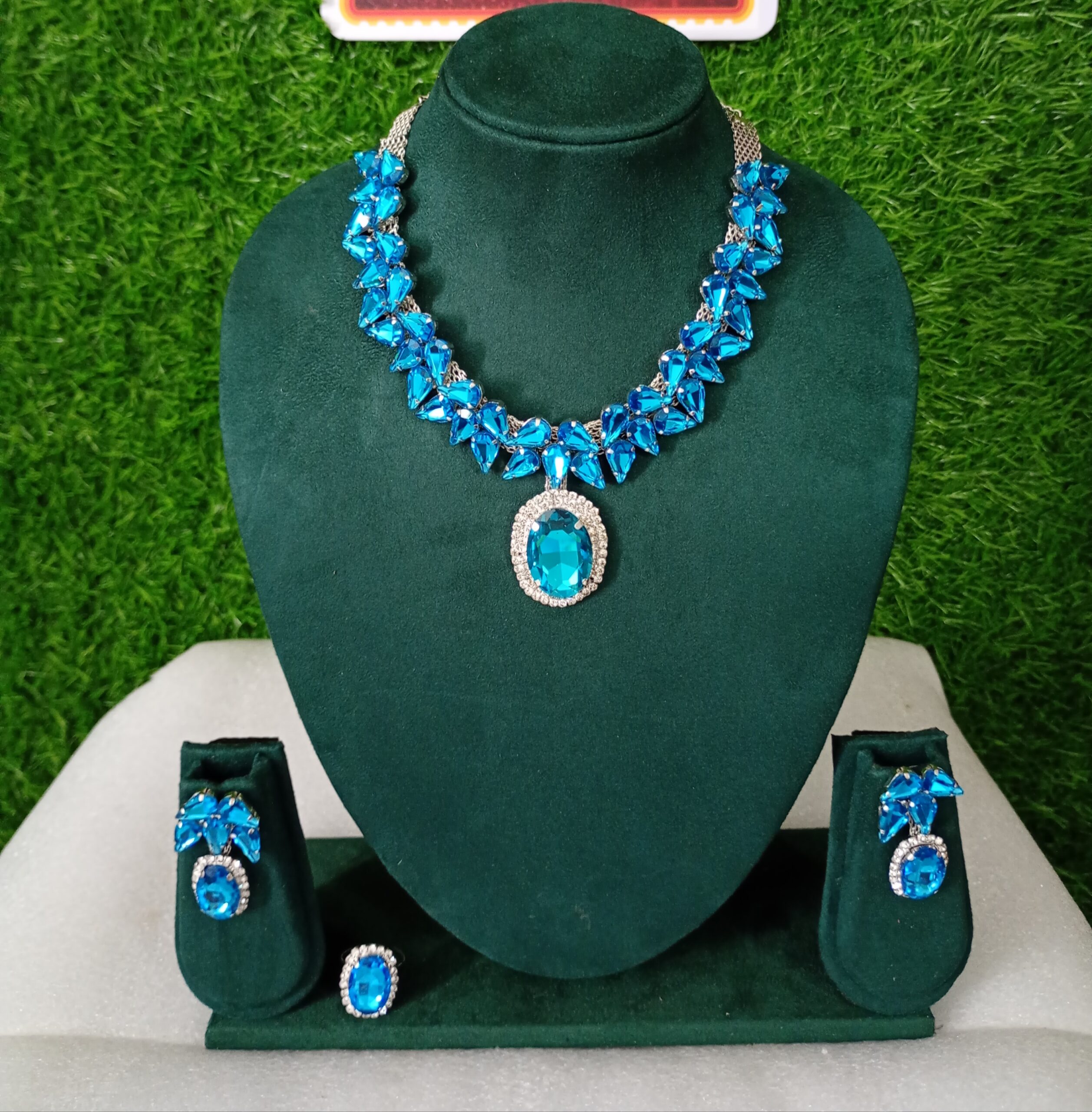 korean glass stone jewellery
